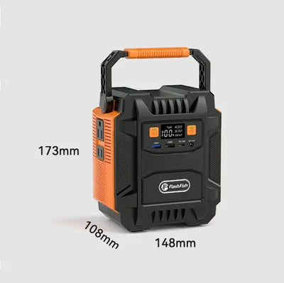 High-power Energy Storage Power Supply dimensions and design with display and handle