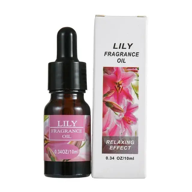 Humidifier Aromatherapy Essential Oils with Lily fragrance oil for relaxing effect in 10ml bottle