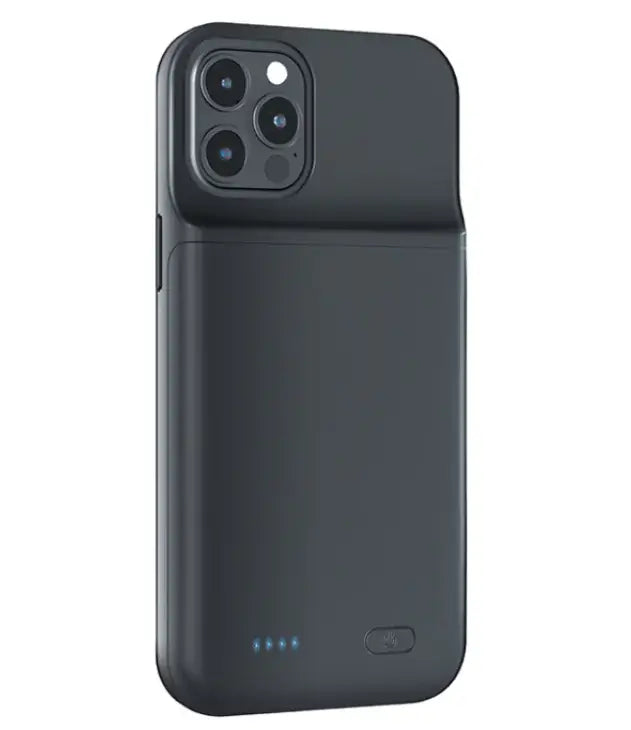 Back Clip Power Bank attached to phone, offering a portable charging solution for on-the-go convenience.