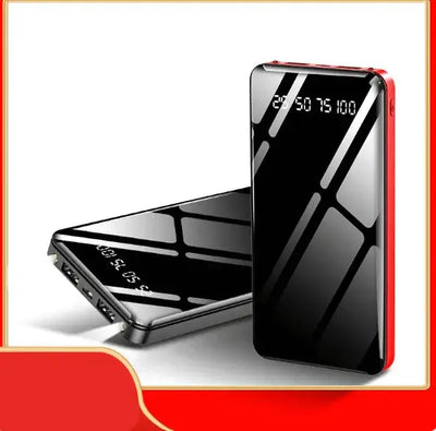 Digital Display Power Bank - 20,000mAh Portable Charger with sleek design and digital display showing battery status.