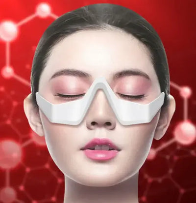 Beauty Eye Massage for Dark Circles product model wearing eye mask for dark circle treatment