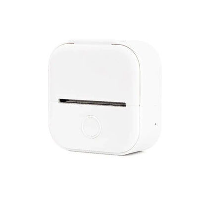 Portable Mini Thermal Label Printer in sleek white design for efficient wireless labeling.