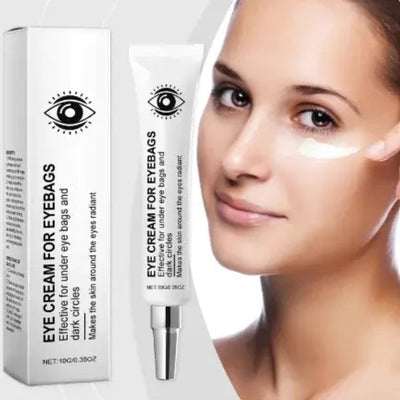 Moisturizing Anti-Aging Eye Cream tube and box, targeting under-eye bags and dark circles.