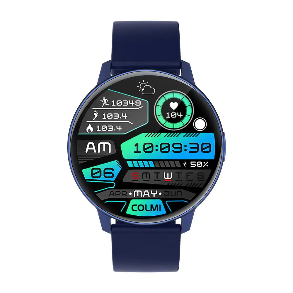 Home Fashion Simple Smartwatch display featuring fitness tracking and time functions.