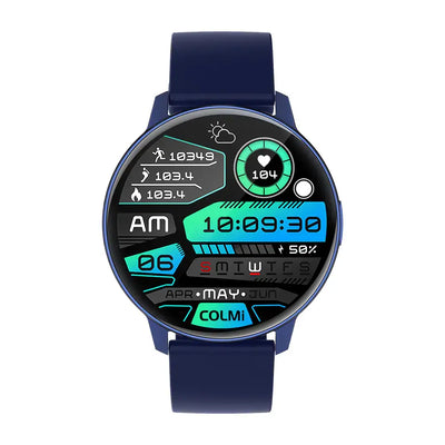 Home Fashion Simple Smartwatch display featuring fitness tracking and time functions.