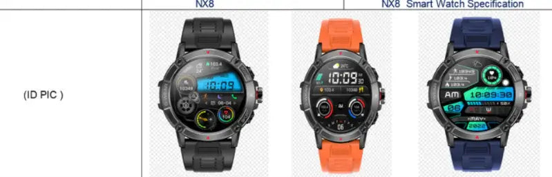 Titan Track Smartwatch models showcasing different colors and features for lifestyle and fitness tracking.