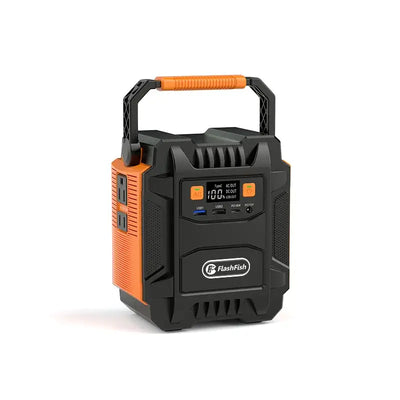 High-power Energy Storage Power Supply from FlashFish, compact design, perfect for outdoor use and emergency backup.