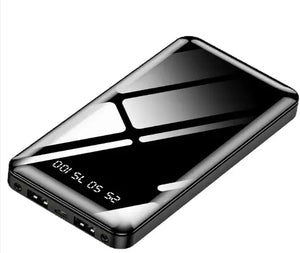 Digital Display Power Bank - 20,000mAh Portable Charger with sleek design and digital display.