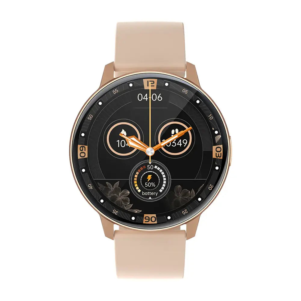 home-fashion-simple-smartwatch with a sleek design and digital display showing time and battery status