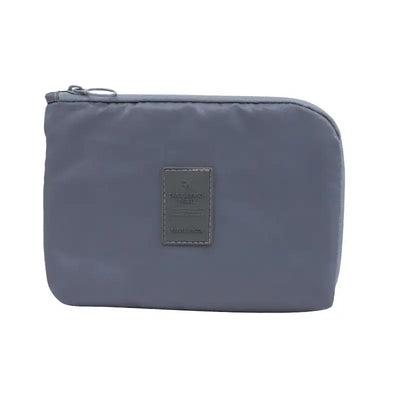 Travel Storage Bag for Digital Products and Cables in gray color, perfect for organizing tech essentials on the go.
