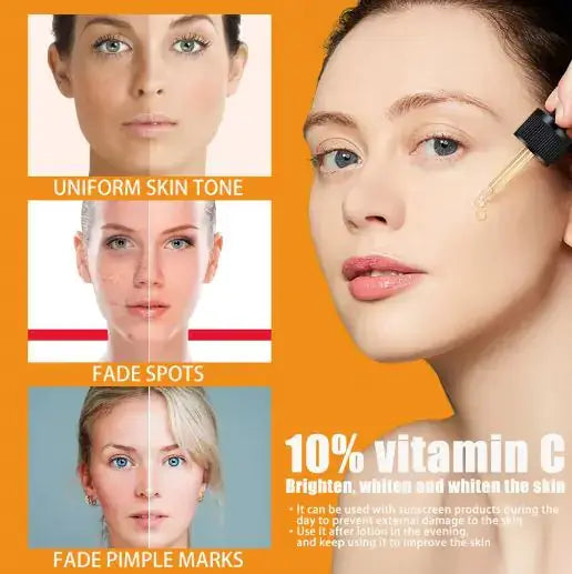 Vitamin C Serums for brightening, hydrating and protecting skin with results for uniform skin tone, fade spots and pimple marks.