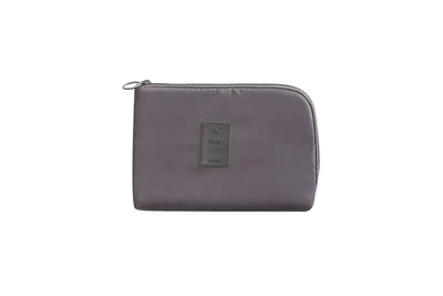 Travel Storage Bag for Digital Products and Cables in a sleek gray design for organizing tech essentials.