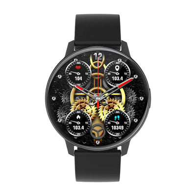 home-fashion-simple-smartwatch showcasing a stylish and functional smartwatch with intricate gear design.