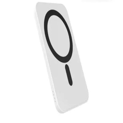 Wireless Power Bank 5000mAh in a sleek slim design with wireless charging icon.