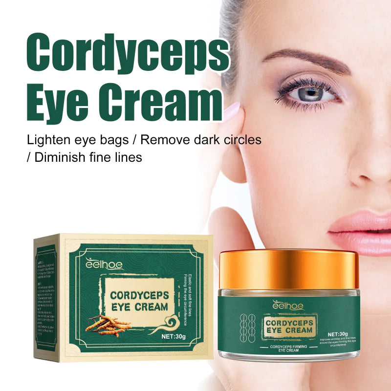 Cordyceps Eye Cream - Lighten eye bags, remove dark circles, and diminish fine lines naturally.