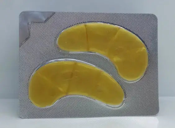 Collagen Crystal Eye Masks for Wrinkles in a package, designed to reduce fine lines and hydrate under-eye skin.